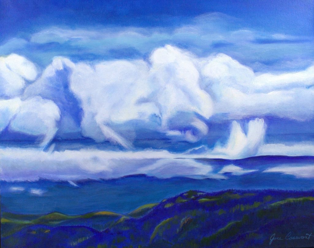 Big Kelowna Clouds 16x20 Acrylic
