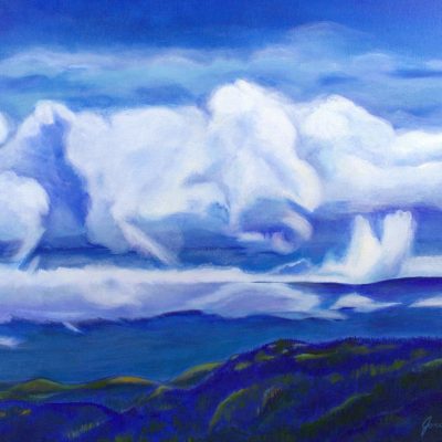 Big Kelowna Clouds 16x20 Acrylic